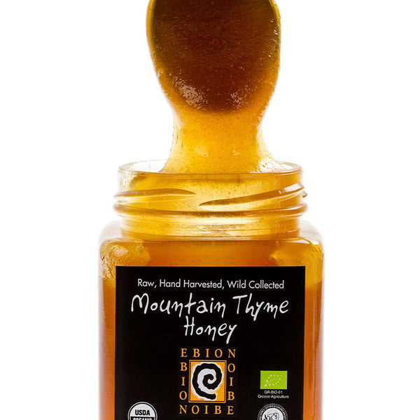 Mountain Thyme Honey - Wild RAW Organic Greek Mountain Honey