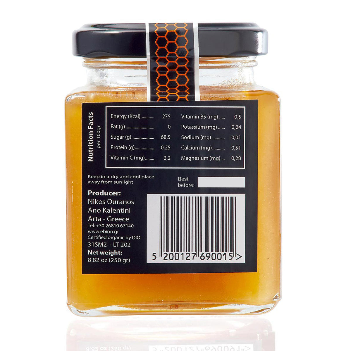 Spring Heather Honey - Wild RAW Organic Greek Mountain Honey