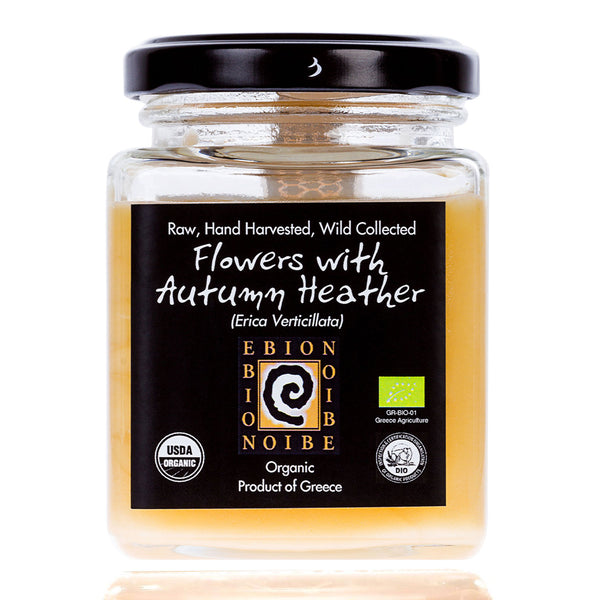 Autumn Heather - Wild RAW Organic Greek Mountain Honey