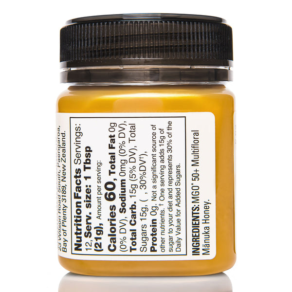 MGO 50+ Manuka Honey -  RAW New Zealand Manuka Honey