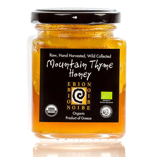 Mountain Thyme Honey - Wild RAW Organic Greek Mountain Honey