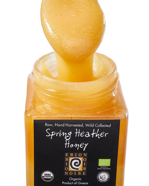 Spring Heather Honey - Wild RAW Organic Greek Mountain Honey