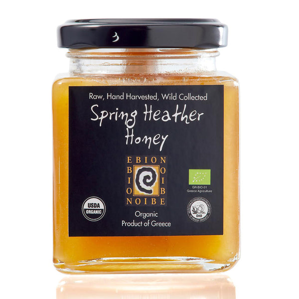 Spring Heather Honey - Wild RAW Organic Greek Mountain Honey