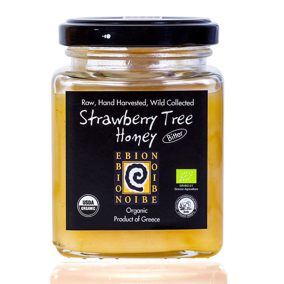 Strawberry Tree Honey - Wild RAW Organic Greek Mountain Honey