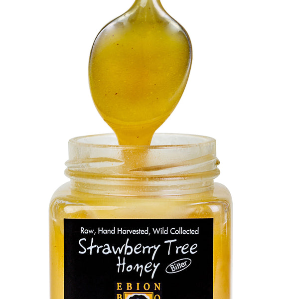Strawberry Tree Honey - Wild RAW Organic Greek Mountain Honey