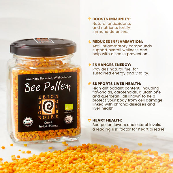 Vitality Pollen Pack - RAW Wild Collected Organic Bee Pollen